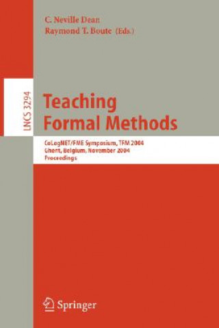 Knjiga Teaching Formal Methods C. N. Dean