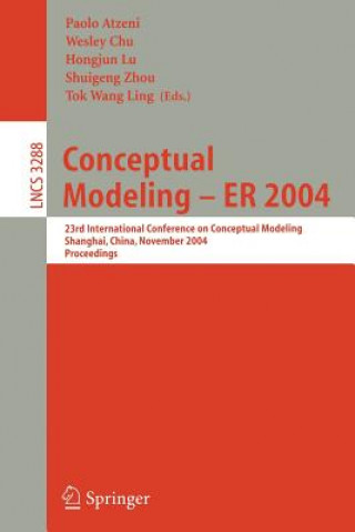 Kniha Conceptual Modeling - ER 2004 Paolo Atzeni