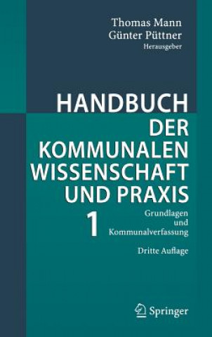 Kniha Handbuch Der Kommunalen Wissenschaft Und Praxis Thomas Mann