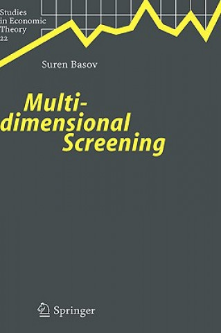 Kniha Multidimensional Screening S. Basov