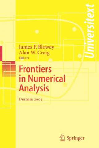 Carte Frontiers of Numerical Analysis James Blowey