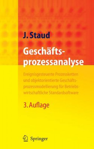 Knjiga Geschaftsprozessanalyse Josef L. Staud