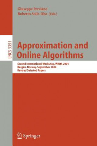 Könyv Approximation and Online Algorithms Giuseppe Persiano