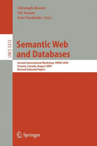 Könyv Semantic Web and Databases Christoph Bussler