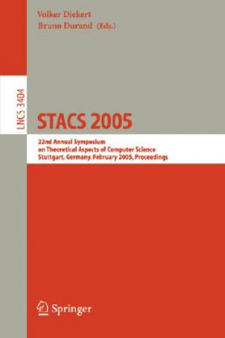 Knjiga STACS 2005 Volker Diekert