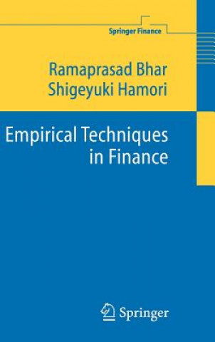 Kniha Empirical Techniques in Finance Ramaprasad Bhar