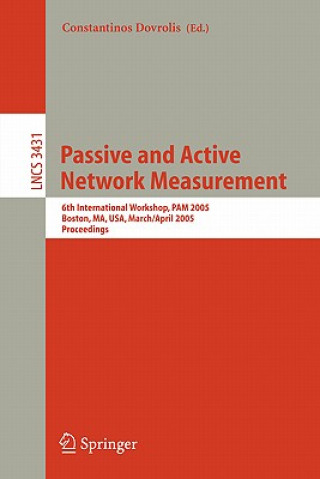Könyv Passive and Active Network Measurement Constantinos Dovrolis