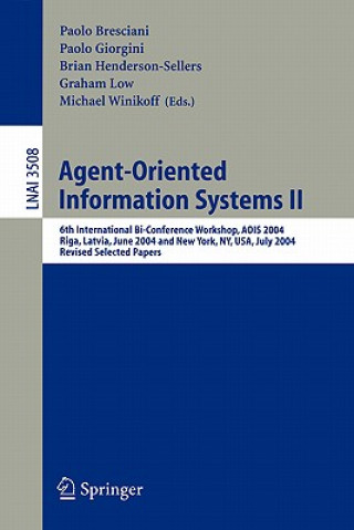 Kniha Agent-Oriented Information Systems II Paolo Bresciani