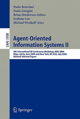 Buch Agent-Oriented Information Systems II Paolo Bresciani