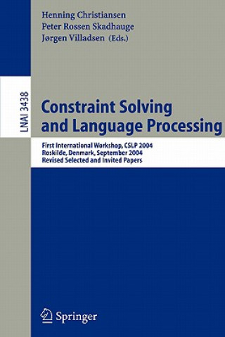 Kniha Constraint Solving and Language Processing Henning Christiansen