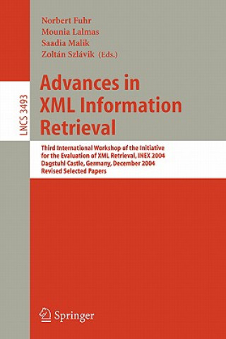 Książka Advances in XML Information Retrieval Norbert Fuhr