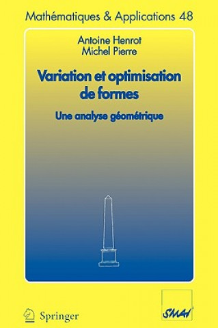 Kniha Variation ET Optimisation De Formes Antoine Henrot