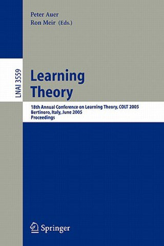 Kniha Learning Theory Peter Auer
