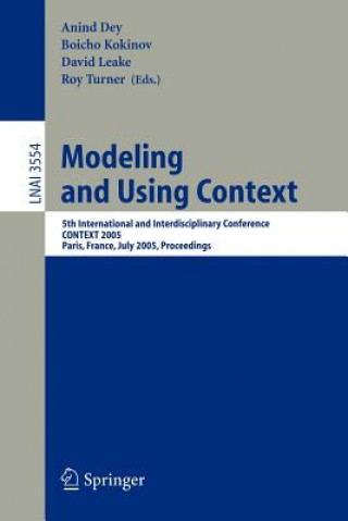 Carte Modeling and Using Context Anind Dey