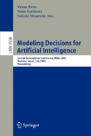 Kniha Modeling Decisions for Artificial Intelligence Yasuo Narukawa