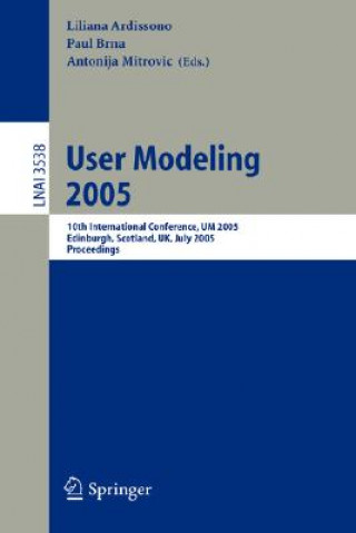 Kniha User Modeling 2005 Liliana Ardissono