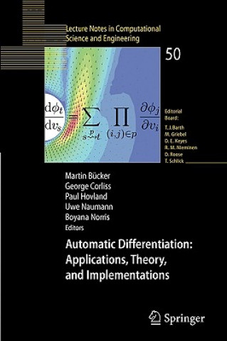 Könyv Automatic Differentiation: Applications, Theory, and Implementations Martin Bücker