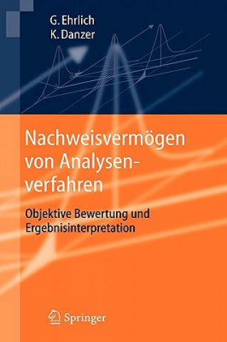 Książka Nachweisvermogen Von Analysenverfahren Günter Ehrlich