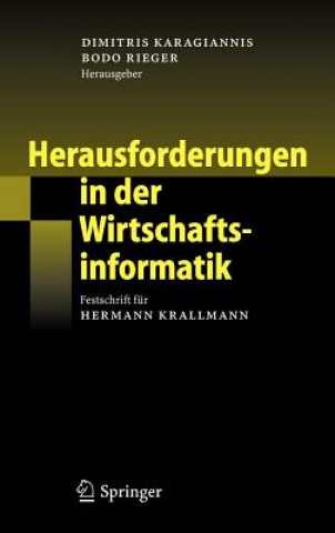 Kniha Herausforderungen in Der Wirtschaftsinformatik Dimitris Karagiannis