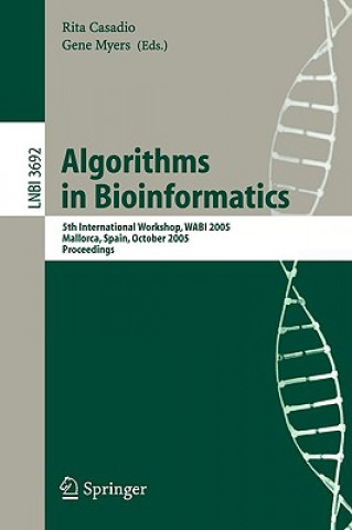 Könyv Algorithms in Bioinformatics Rita Casadio