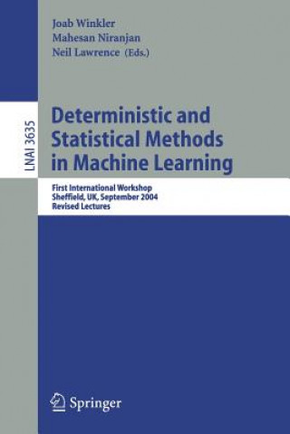 Carte Deterministic and Statistical Methods in Machine Learning Joab Winkler