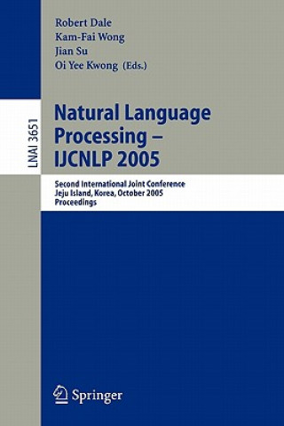 Könyv Natural Language Processing - IJCNLP 2005 Robert Dale