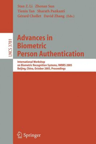 Buch Advances in Biometric Person Authentication Stan Z. Li