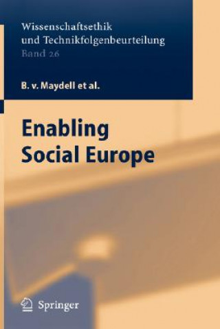 Kniha Enabling Social Europe Bernd von Maydell