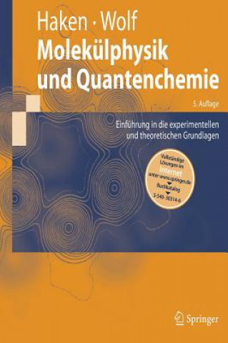 Kniha Molekülphysik und Quantenchemie Hermann Haken