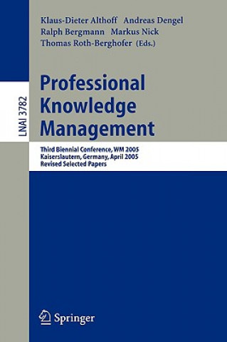 Carte Professional Knowledge Management Klaus-Dieter Althoff