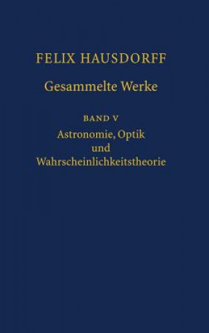 Kniha Gesammelte Werke Felix Hausdorff