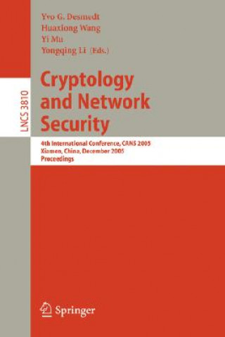 Buch Cryptology and Network Security Yvo G. Desmedt