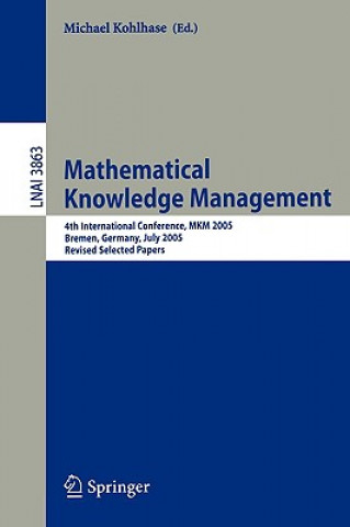 Könyv Mathematical Knowledge Management Michael Kohlhase