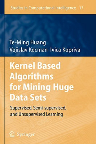 Książka Kernel Based Algorithms for Mining Huge Data Sets Te-Ming Huang