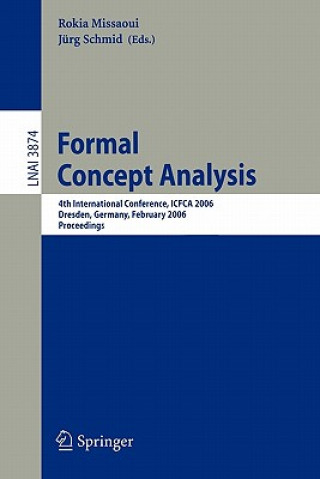 Livre Formal Concept Analysis Rokia Missaoui