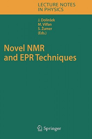 Kniha Novel NMR and EPR Techniques J. Dolinsek