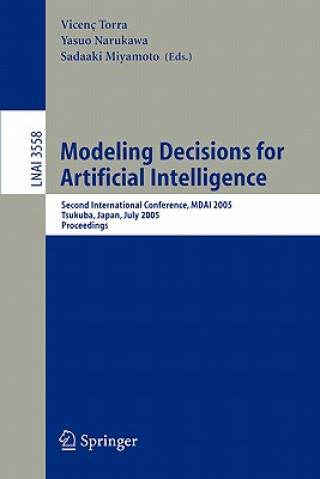 Książka Modeling Decisions for Artificial Intelligence Vicenç Torra