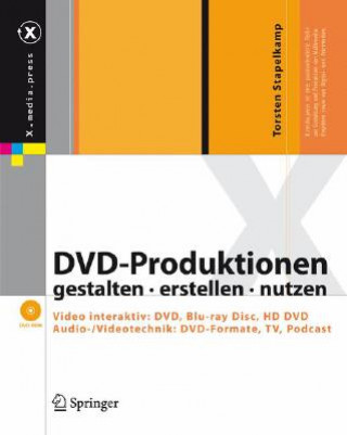Carte DVD-Produktionen Gestalten, Erstellen Und Nutzen Torsten Stapelkamp