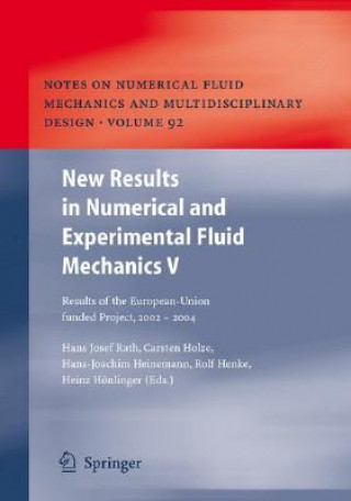 Carte New Results in Numerical and Experimental Fluid Mechanics V Hans-Josef Rath