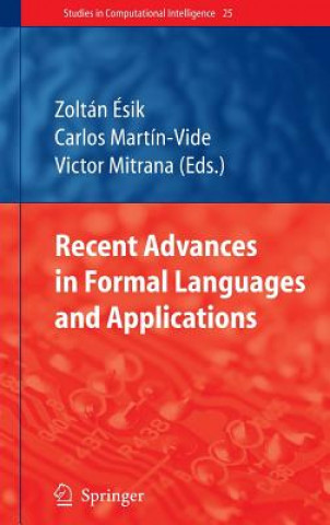 Carte Recent Advances in Formal Languages and Applications Zoltan Esik