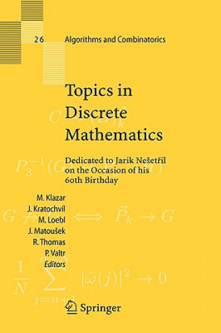 Kniha Topics in Discrete Mathematics Martin Klazar