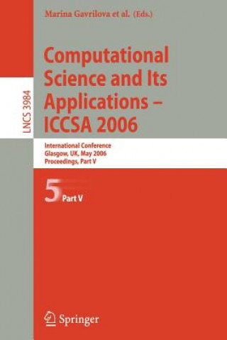 Kniha Computational Science and Its Applications - ICCSA 2006 Marina Gavrilova