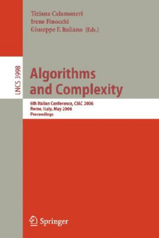 Carte Algorithms and Complexity Tiziana Calamoneri