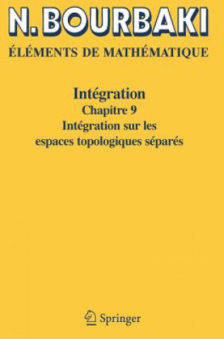 Carte Elements De Mathematique. Integration N. Bourbaki