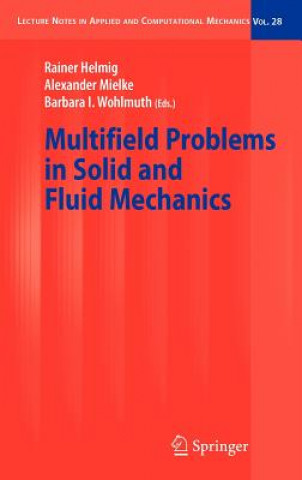 Kniha Multifield Problems in Solid and Fluid Mechanics Rainer Helmig