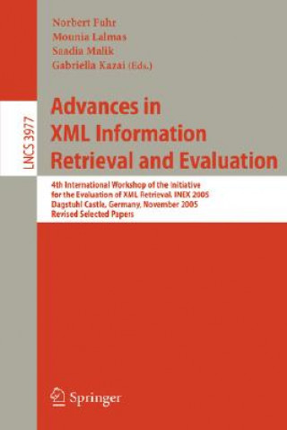 Book Advances in XML Information Retrieval and Evaluation Norbert Fuhr