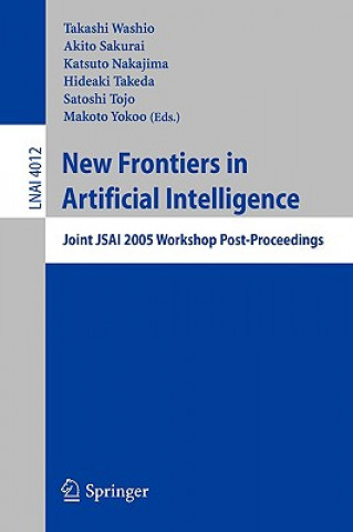 Kniha New Frontiers in Artificial Intelligence Takashi Washio