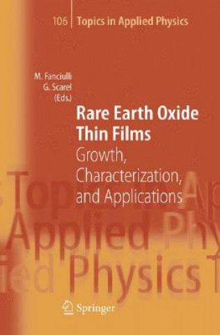 Könyv Rare Earth Oxide Thin Films Marco Fanciulli