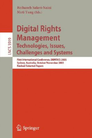 Kniha Digital Rights Management Reihaneh Safavi-Naini