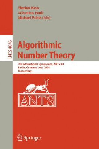 Carte Algorithmic Number Theory Florian Hess